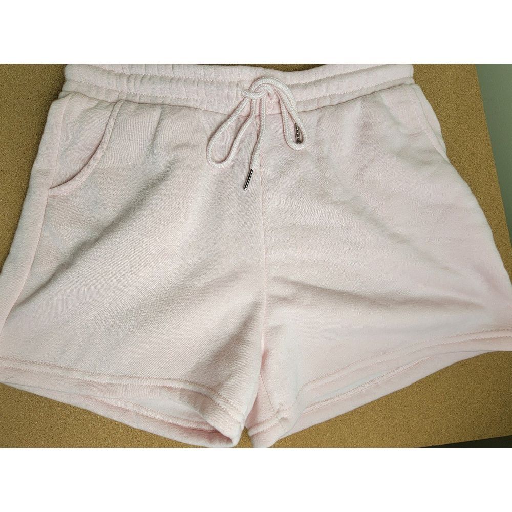 NEW Better Together Women's Large‎ Light Pink Sweatpant Material Shorts RN158184